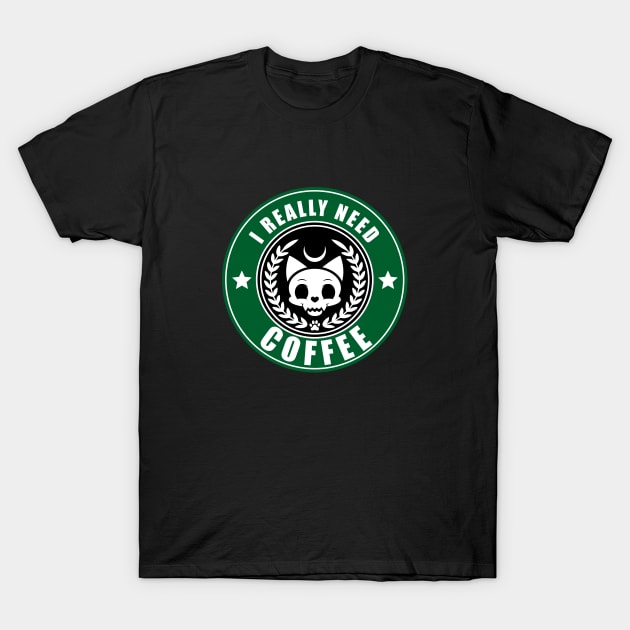 I NEED COFFEE T-Shirt by Anrego